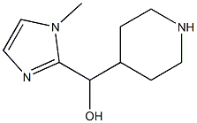 (1-methyl-1H-imidazol-2-yl)(piperidin-4-yl)methanol Structure
