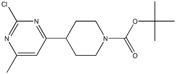  tert-butyl 4-(2-chloro-6-methylpyrimidin-4-yl)piperidine-1-carboxylate