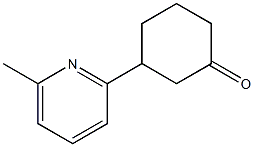  3-(6-methylpyridin-2-yl)cyclohexanone