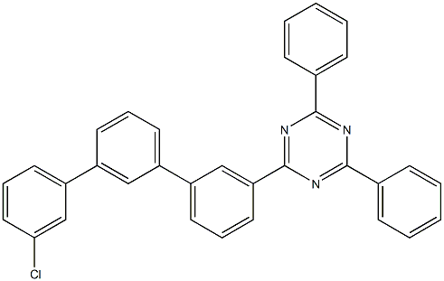 2-(3''-氯-[1,1':3',1''-三联苯]-3-基)-4,6-二苯基-1,3,5-三嗪