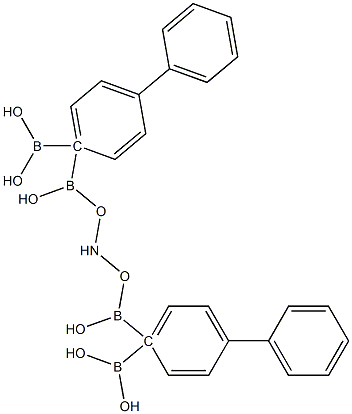 Bis-biphenyl-4-yl-(4-ylboronic acid)-amine Structure