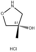 (S)-4-methylisoxazolidin-4-ol hydrochloride Structure