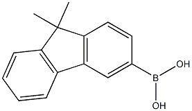 9,9-DiMethylfluorene-3-boronic acid Structure