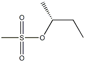 (R)-sec-butyl methanesulfonate 结构式