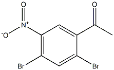 1-(2,4-Dibromo-5-nitro-phenyl)-ethanone 结构式