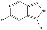 3-Chloro-5-fluoro-2H-pyrazolo[3,4-c]pyridine Struktur