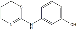 3-[(5,6-Dihydro-4H-1,3-thiazin-2-yl)amino]-phenol, , 结构式