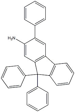 3,9,9-Triphenyl-9H-fluoren-2-ylamine Structure