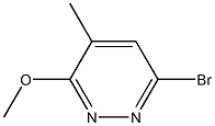6-溴-3-甲氧基-4-甲基哒嗪 结构式