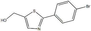 (2-(4-bromophenyl)thiazol-5-yl)methanol Struktur