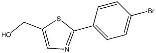(2-(4-bromophenyl)thiazol-5-yl)methanol Structure