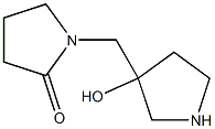 1-((3-hydroxypyrrolidin-3-yl)methyl)pyrrolidin-2-one Structure