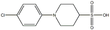 1-(4-chlorophenyl)piperidine-4-sulfonic acid Structure