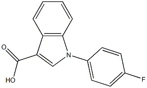 1-(4-fluorophenyl)-1H-indole-3-carboxylic acid Structure