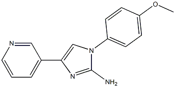 1-(4-methoxyphenyl)-4-(pyridin-3-yl)-1H-imidazol-2-amine Structure