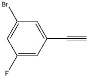 1-bromo-3-ethynyl-5-fluorobenzene Structure