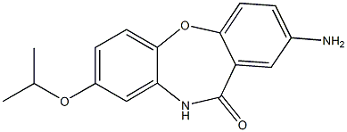2-amino-8-isopropoxydibenzo[b,f][1,4]oxazepin-11(10H)-one Structure