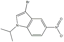 3-bromo-1-isopropyl-5-nitro-1H-indole Structure