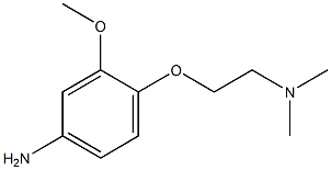4-(2-(dimethylamino)ethoxy)-3-methoxyaniline Structure
