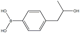 4-(2-hydroxypropyl)phenylboronic acid Structure