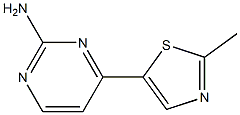 4-(2-methylthiazol-5-yl)pyrimidin-2-amine Struktur