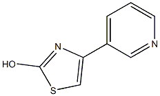 4-(pyridin-3-yl)thiazol-2-ol,,结构式