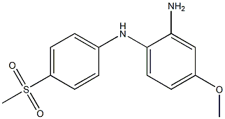 4-methoxy-N1-(4-(methylsulfonyl)phenyl)benzene-1,2-diamine Structure