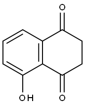 5-hydroxy-2,3-dihydronaphthalene-1,4-dione Structure