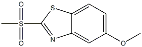 5-methoxy-2-(methylsulfonyl)benzo[d]thiazole Structure