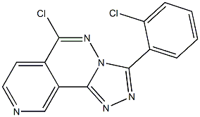 6-chloro-3-(2-chlorophenyl)pyrido[3,4-d][1,2,4]triazolo[4,3-b]pyridazine Structure