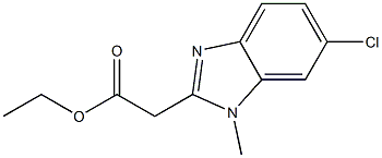ethyl 2-(6-chloro-1-methyl-1H-benzo[d]imidazol-2-yl)acetate