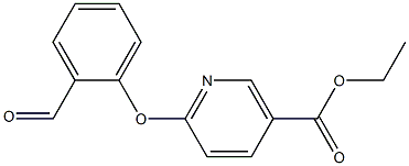 ethyl 6-(2-formylphenoxy)nicotinate Structure