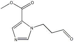 methyl 1-(3-oxopropyl)-1H-imidazole-5-carboxylate Struktur