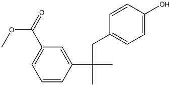 methyl 3-(1-(4-hydroxyphenyl)-2-methylpropan-2-yl)benzoate