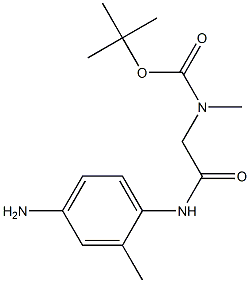 tert-butyl 2-(4-amino-2-methylphenylamino)-2-oxoethyl(methyl)carbamate