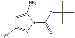 tert-butyl 3,5-diamino-1H-pyrazole-1-carboxylate Structure