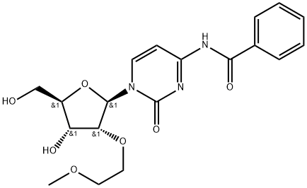 N4-Benzoyl-2'-O-(2-methoxyethyl)cytidine Structure