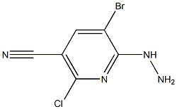 5-Bromo-2-chloro-6-hydrazino-nicotinonitrile