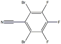 2,6-Dibromo-3,4,5-trifluorobenzonitrile Struktur