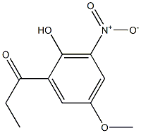6-硝基-4-甲氧基-2-丙酰基苯酚, , 结构式