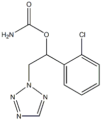 1-(2-chlorophenyl)-2-(2H-tetrazol-2-yl)ethyl carbamate
