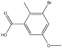 3-bromo-5-methoxy-2-methylbenzoic acid