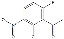 1-(2-Chloro-6-fluoro-3-nitro-phenyl)-ethanone Structure