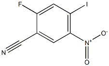 2-Fluoro-4-iodo-5-nitro-benzonitrile Structure
