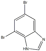 5,7-Dibromo-1H-benzoimidazole Structure