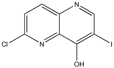 6-Chloro-3-iodo-[1,5]naphthyridin-4-ol Structure