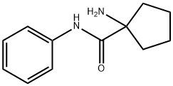 1-amino-N-phenylcyclopentane-1-carboxamide 结构式