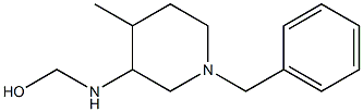 ((1-benzyl-4-methylpiperidin-3-yl)amino)methanol Structure