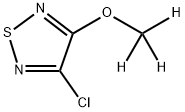 3-Chloro-4-(methoxy-d3)-1,2,5-thiadiazole Structure