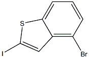 4-Bromo-2-iodobenzothiophene Structure